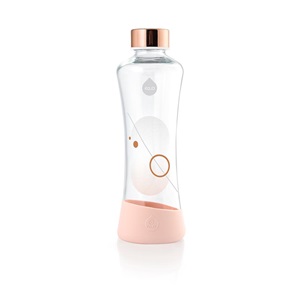 Equa láhev Metallic Rose Gold sklo 550ml