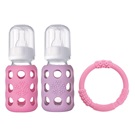 Lifefactory sada 2ks kojenecká láhev dívčí 120ml