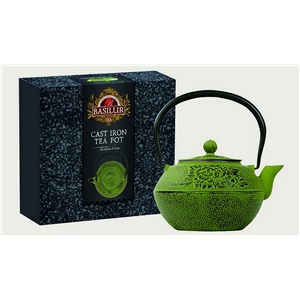Basilur litinová konvice na čaj tmavě zelená 1100ml