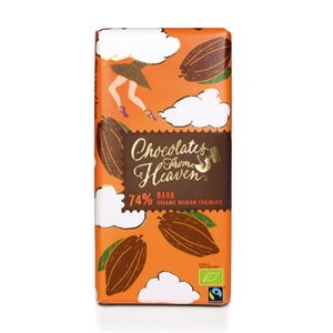 Chocolates from Heaven hořká čokoláda 74% BIO 100g