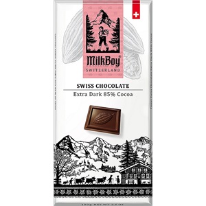 MilkBoy Swiss hořká čokoláda Extra Dark 100g