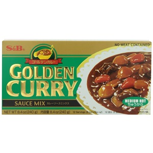 S&B curry mix MEDIUM 220g