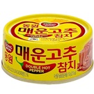 Dong Won tuňák v oleji s extra chilli plech 150g