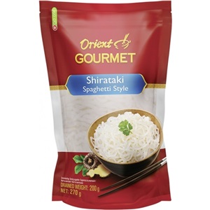 Orient Gourmet konjakové nudle shirataki ve tvaru spaghetti 270g