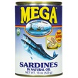 MEGA sardinky v sójovém oleji 425g