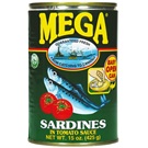 MEGA sardinky v tomatové omáčce 425g
