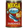 MEGA sardinky v tomatové omáčce s chilli 155g