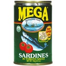 MEGA sardinky v tomatové omáčce 155g