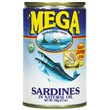 MEGA sardinky v sójovém oleji 155g