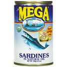 MEGA sardinky v sójovém oleji 155g
