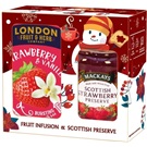 Mackay's London Jahoda s vanilkou a jahodový džem vánoční 340g