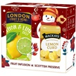 Mackay's London Citrón a limetka a citrónový krém vánoční 340g