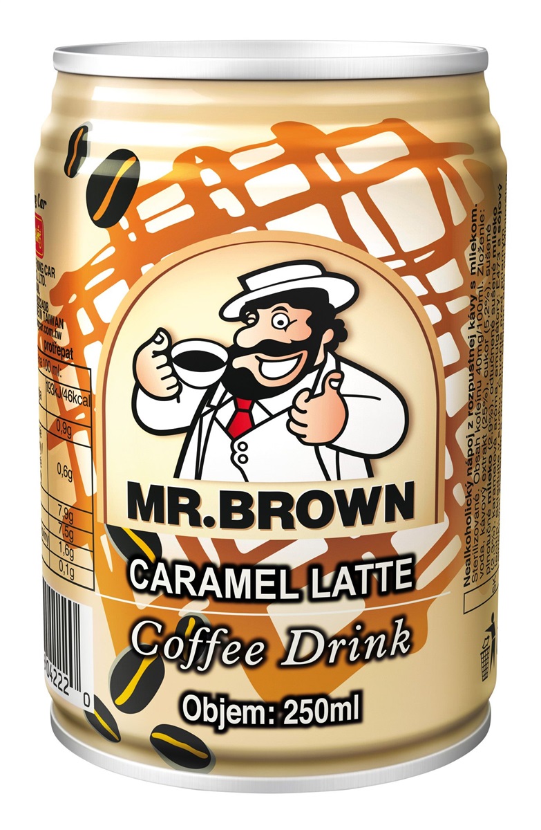 Mr. Brown Caramel Latte plech 240ml