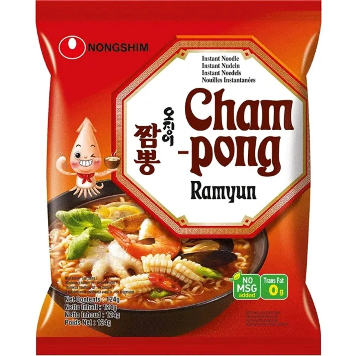 Nongshim polévka Cham-pong Ramyun 124g