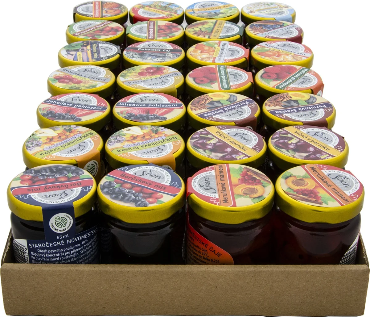 Švorc Pečený čaj dárková kazeta sklo 28x55ml