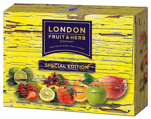 London Fruit & Herb sada ovocných čajů žlutá 30x2g
