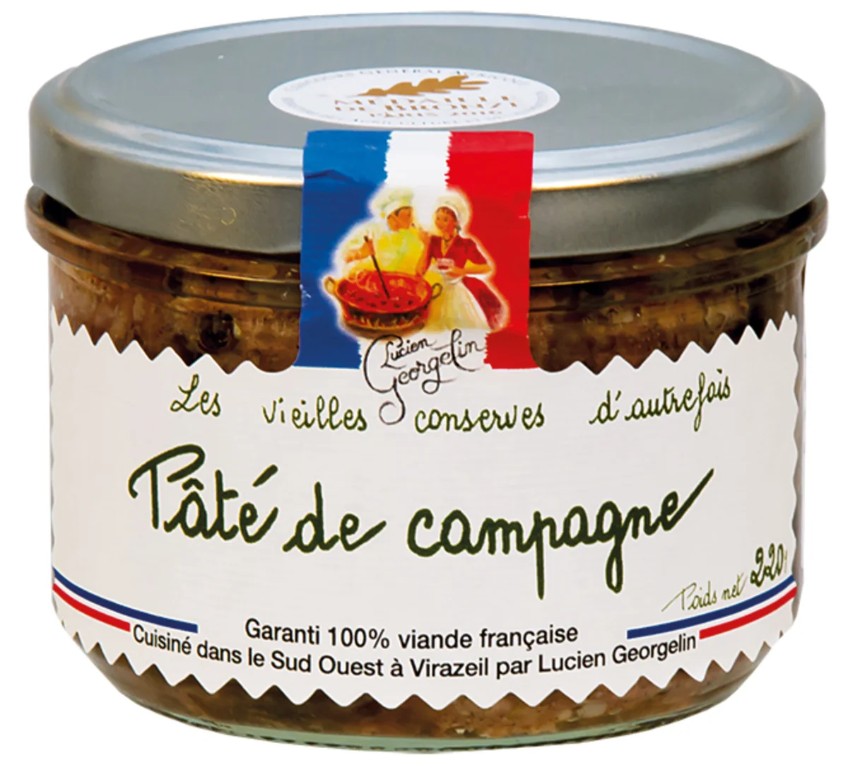 Lucien Georgelin venkovská terina 220g