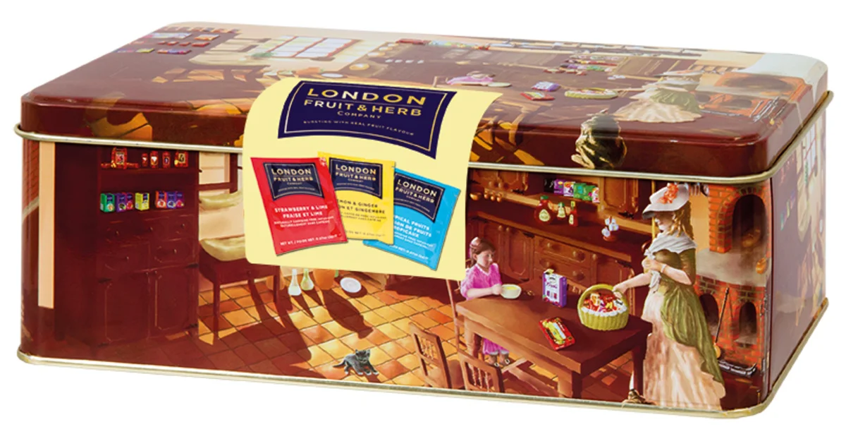 London Fruit & Herb dárková kazeta plech 60x2g