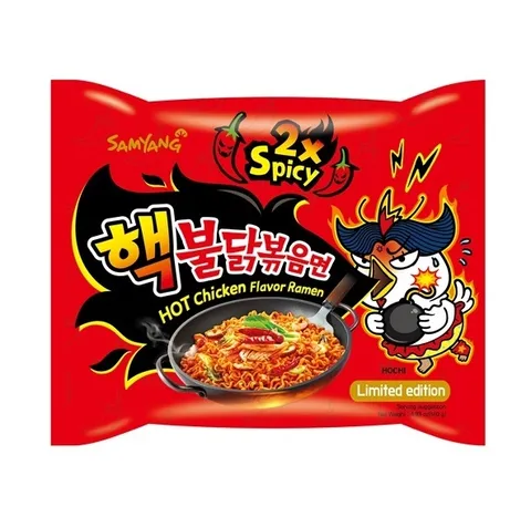 Samyang Buldak (kuřecí) ramen 2x pálivé 140g