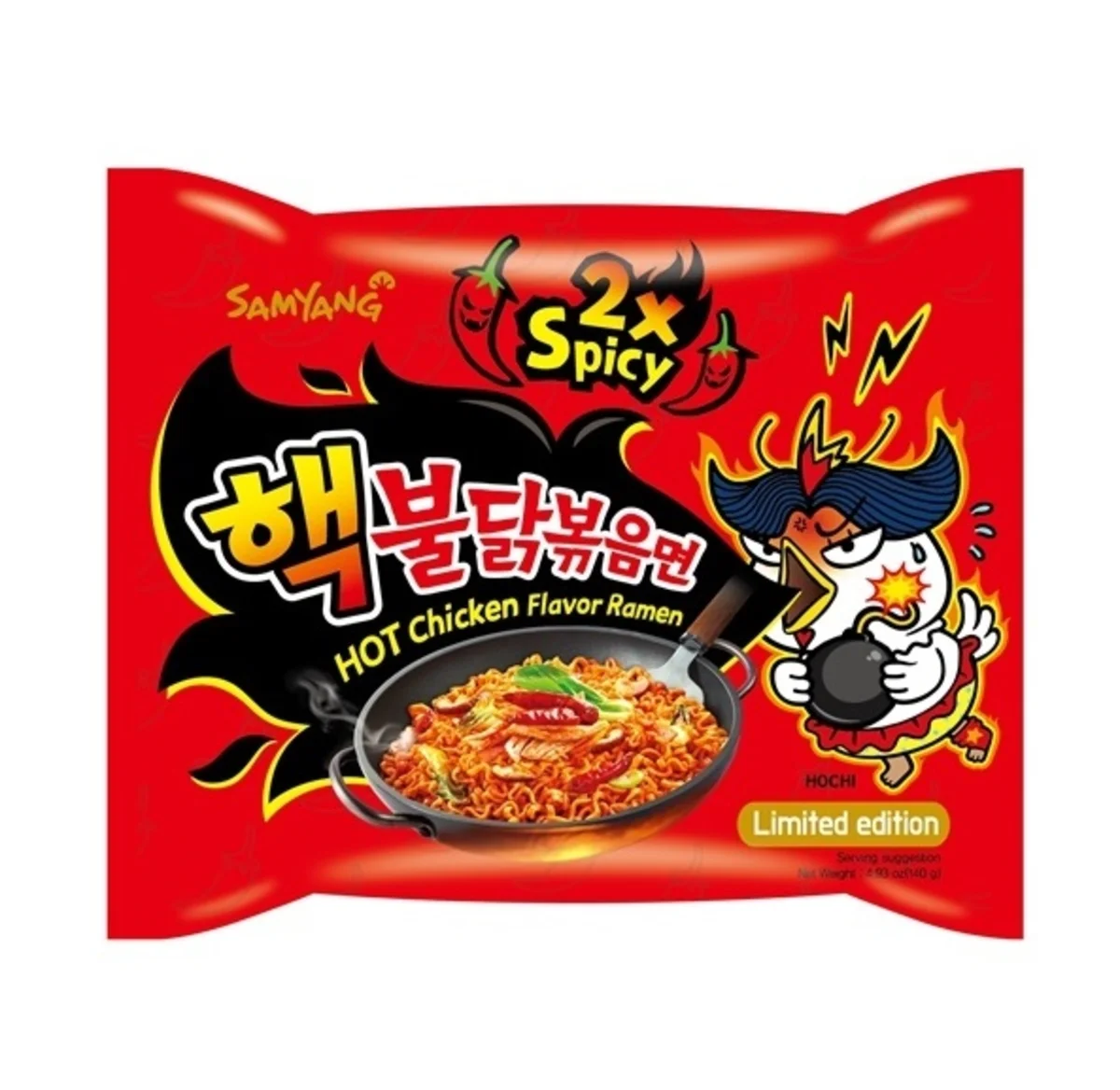 Samyang Buldak (kuřecí) ramen 2x pálivé 140g