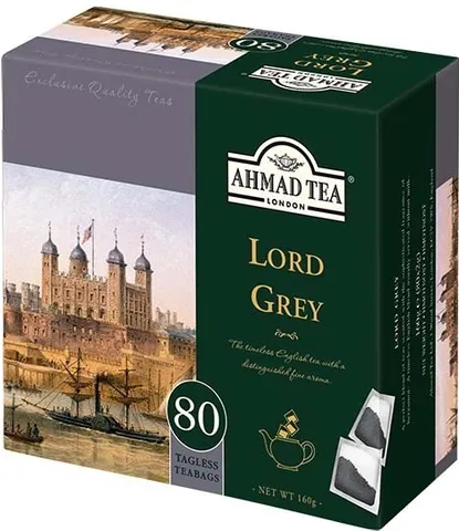 Ahmad Lord Grey černý čaj 80x2g