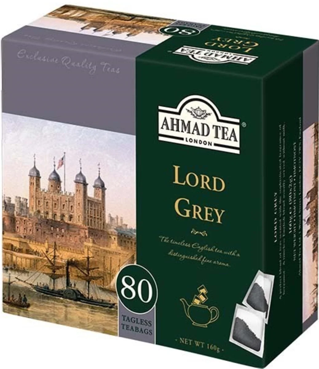 Ahmad Lord Grey černý čaj 80x2g