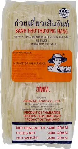 Farmer thajské rýžové nudle 3mm 400g