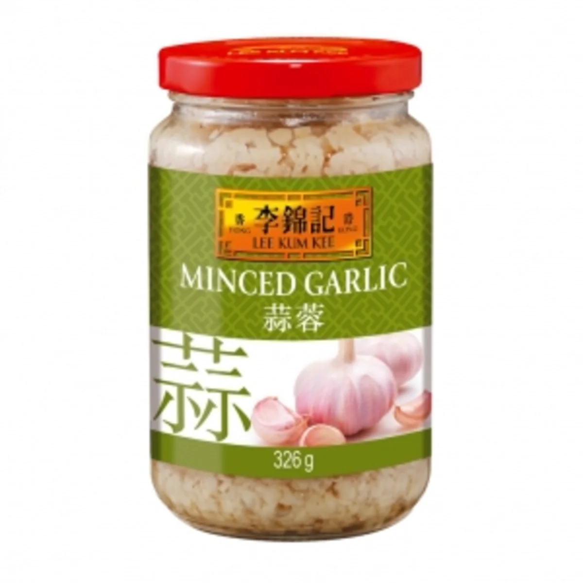 Lee Kum Kee mletý česnek sklo 326g