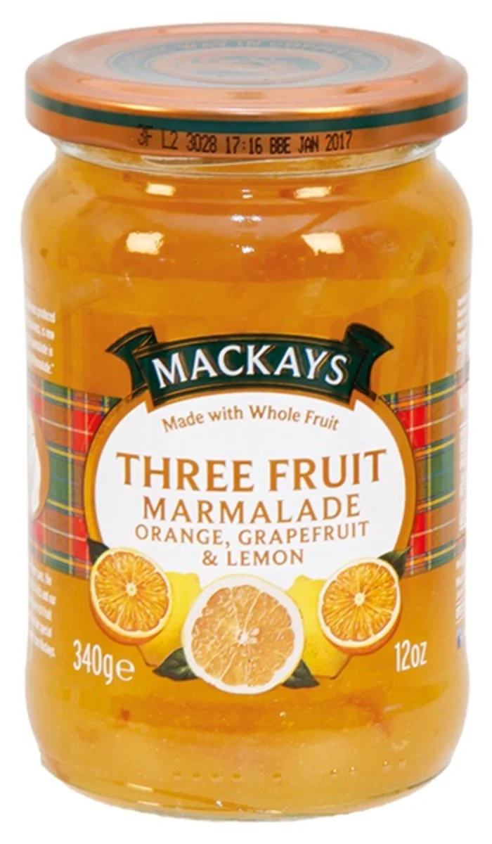 Mackay's zaváranina pomaranč grapefruit citrón 340g