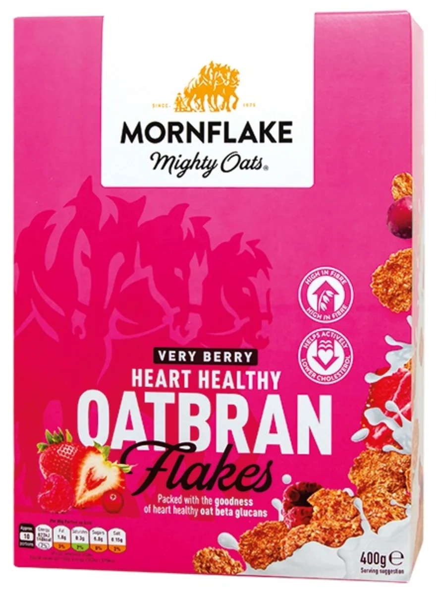 Mornflake Celozrnné lupínky s ovocem 400g