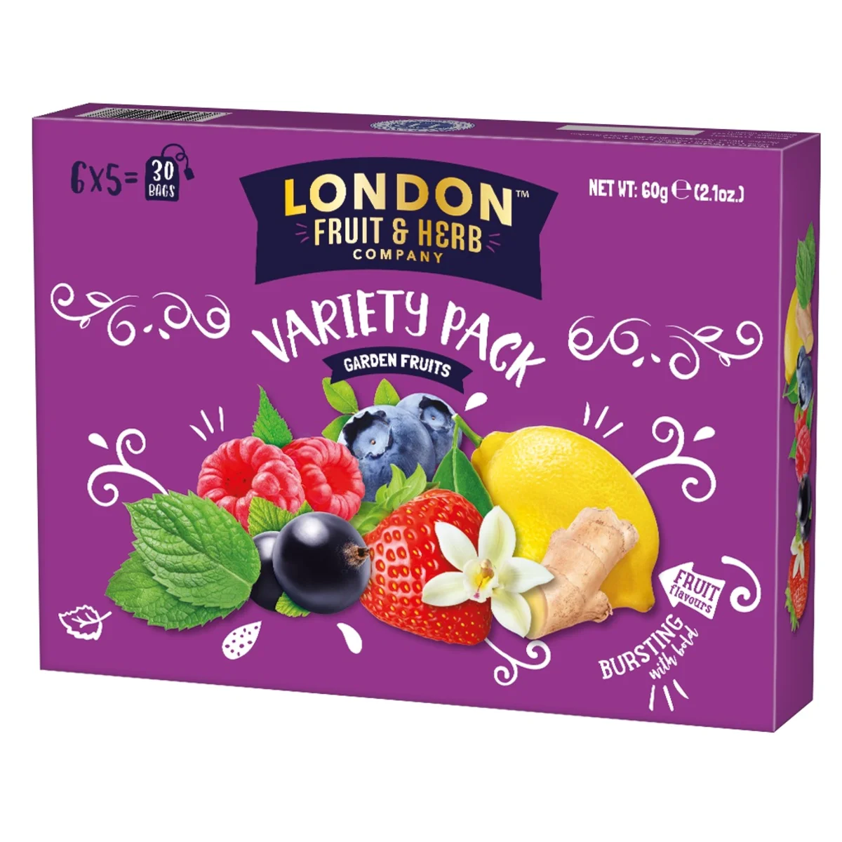 London Fruit & Herb sada zahradní plody 30x2g