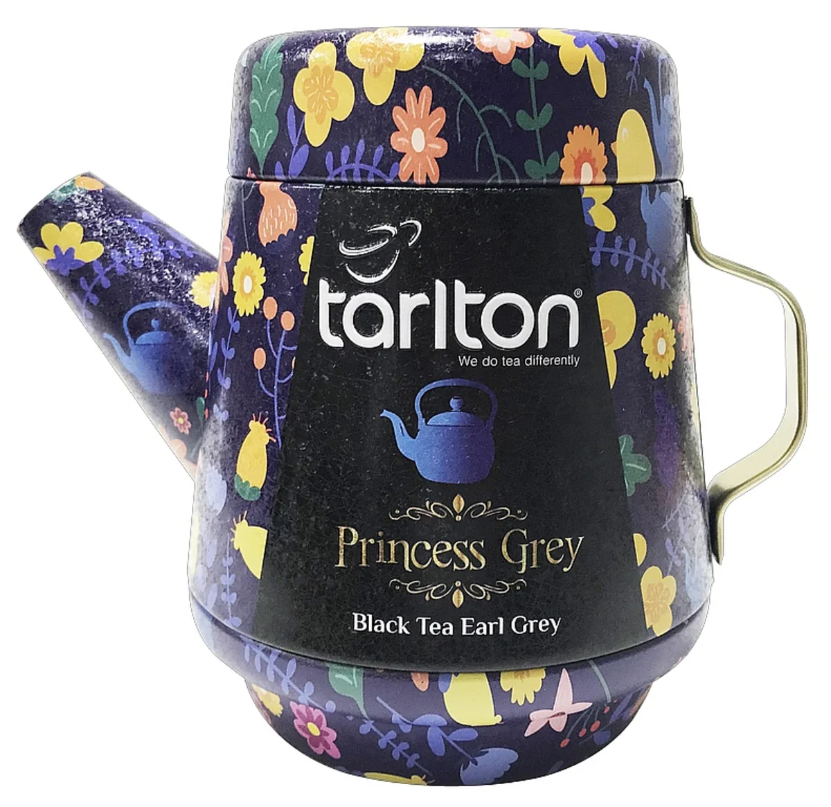 Tarlton Princess Grey černý čaj konvička plech 100g