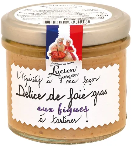 Lucien Georgelin Foie Gras s fíky 100g