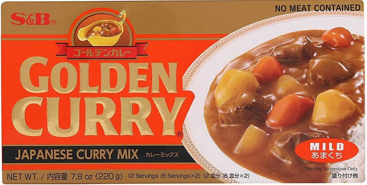 S&B curry mix MILD 220g – front view