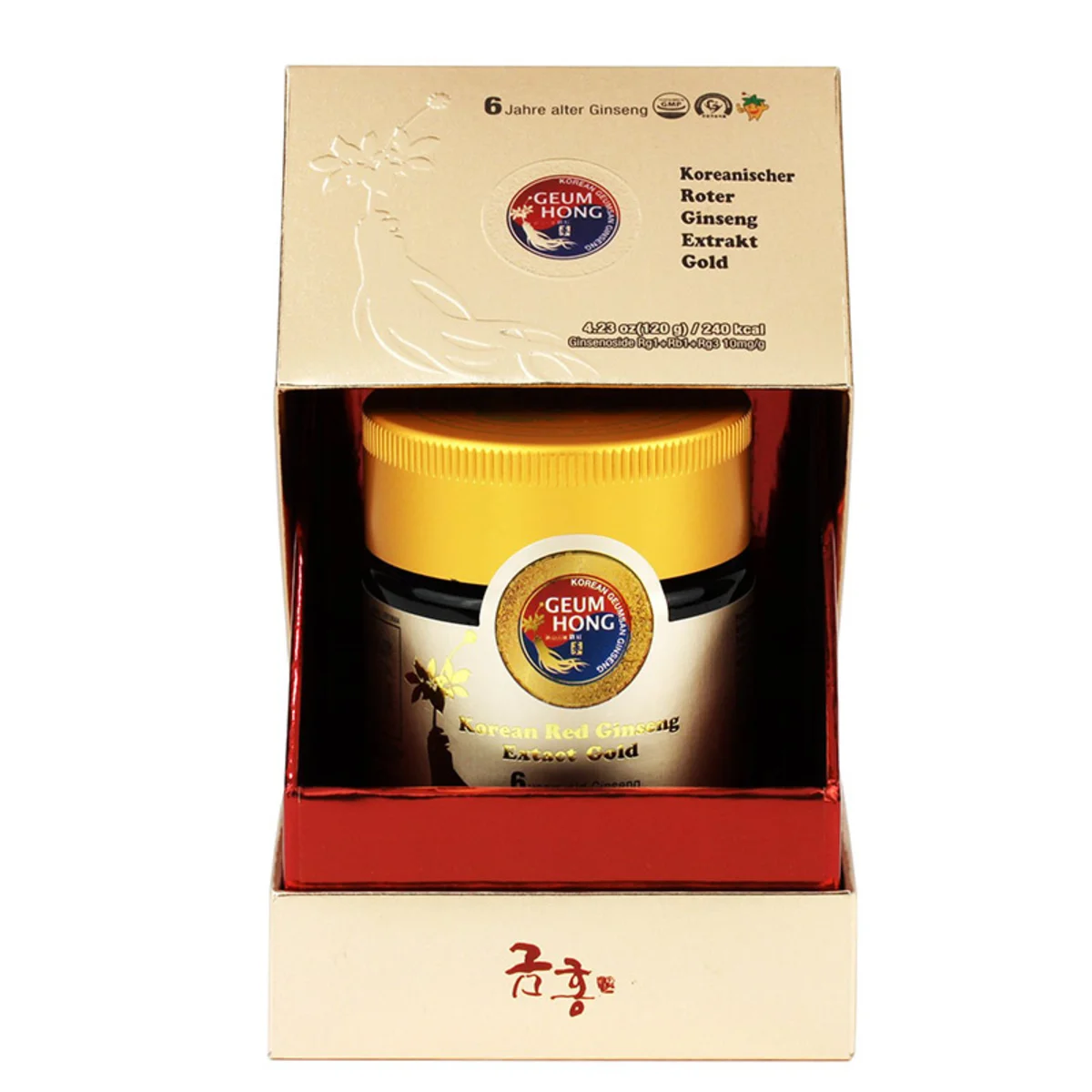 Geumhong červený ženšen kórejský (extrakt) Gold 120g