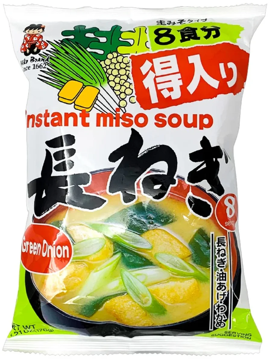 Miko instantní miso polévka se zelenou cibulkou 8 porcí 155g