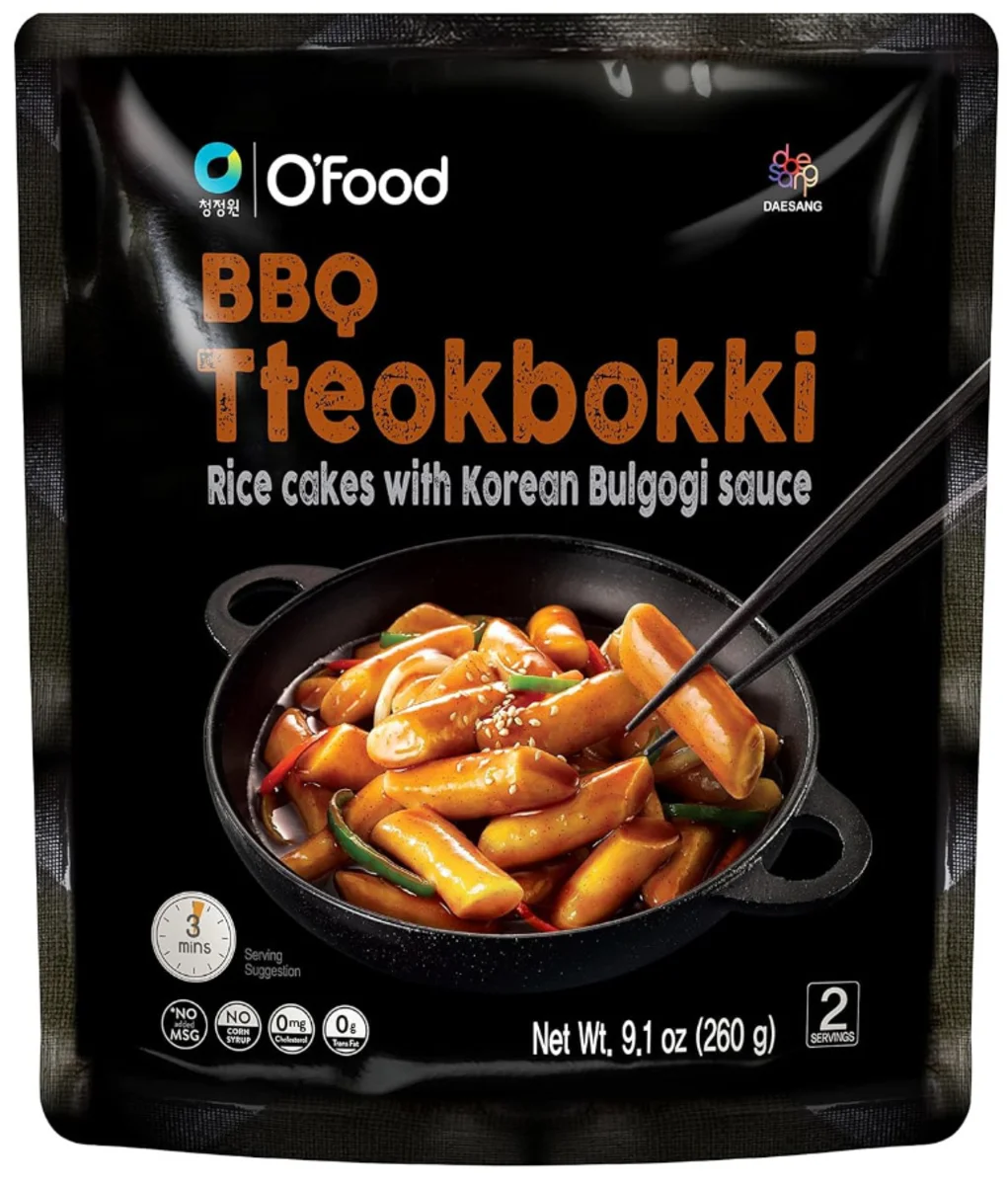 Chung Jung One Tteokbokki barbecue 260g – pohled zepředu