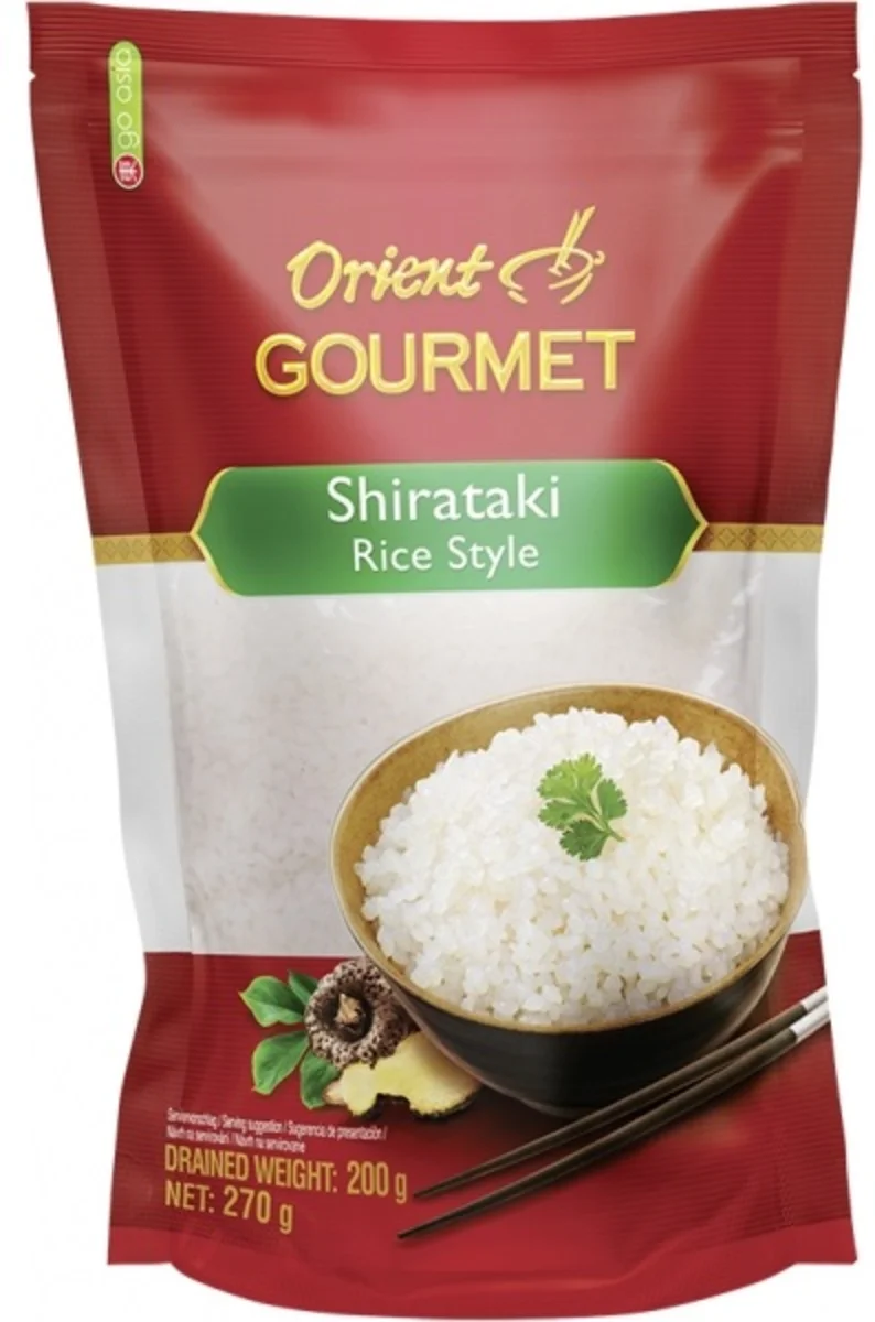 Orient Gourmet Konjakové nudle shirataki ve tvaru rýže 270g