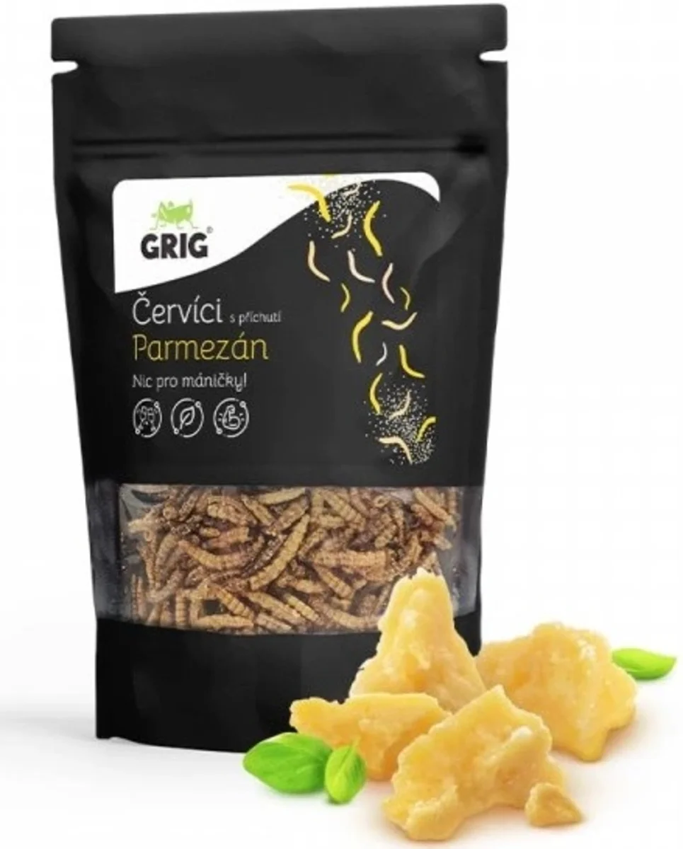 Grig sušené červíky Parmezán 20g