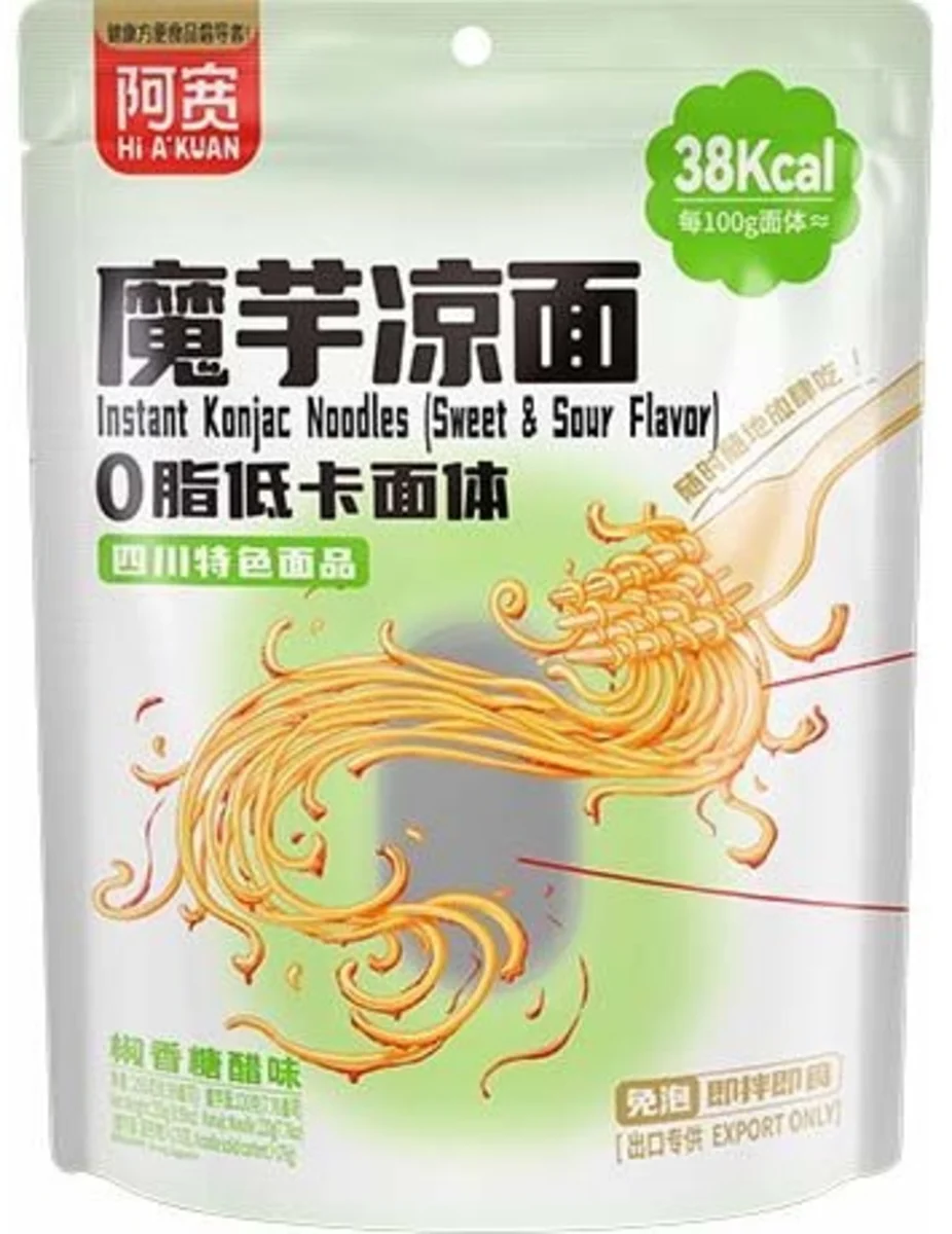 Baijia instantné konjakové rezance shirataki sladkokyslé 255g