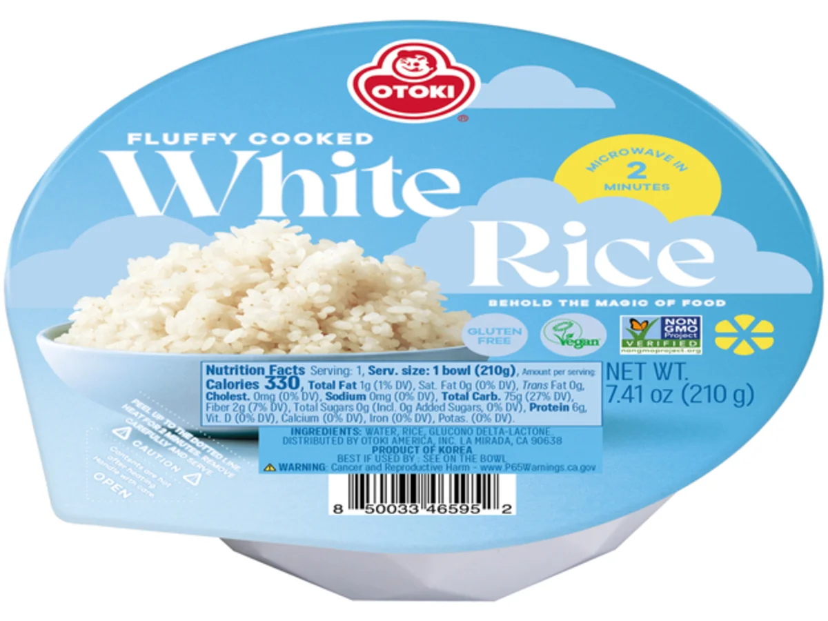 Ottogi instant rice for microwave 210g – front view