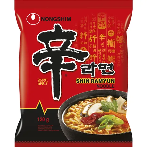 Nongshim Shin Ramyun ostrá ramen polévka 120g