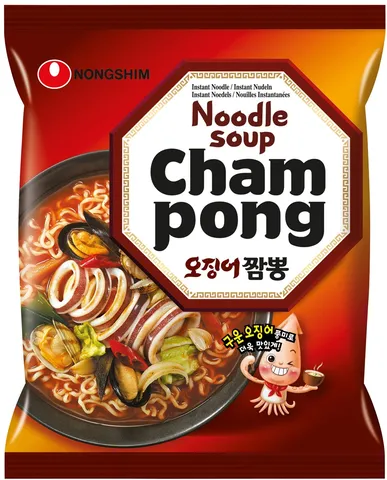 Nongshim Cham-pong seafood ramen soup 124g