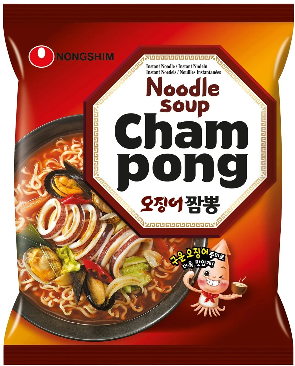Nongshim Cham-pong Ramyun 124g – front view