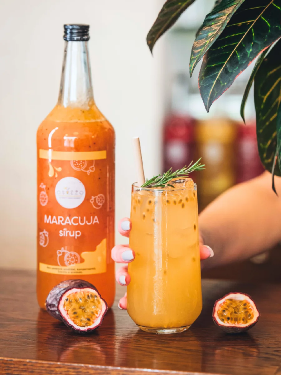 Osvěžo sirup Maracuja 500 ml – připravený pokrm