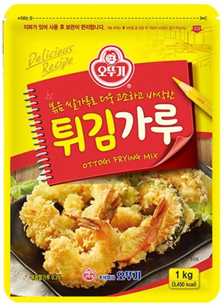 Ottogi tempura mouka na smažení 1000g – pohled zepředu