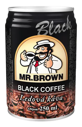 Mr. Brown Black plech 240 ml