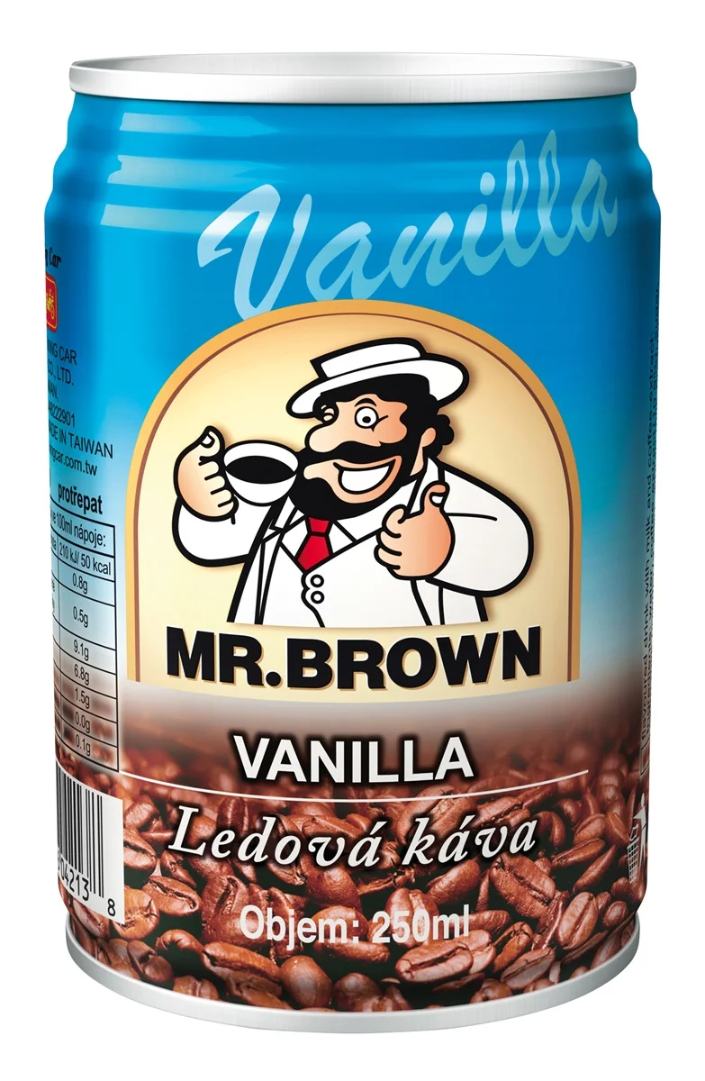 Mr. Brown Vanilla plech 240ml