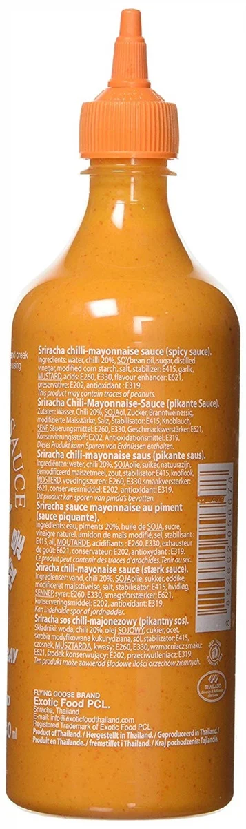 Flying Goose Sriracha majonéza chilli omáčka 730ml