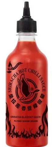 Flying Goose Sriracha blackout chilli omáčka 455ml